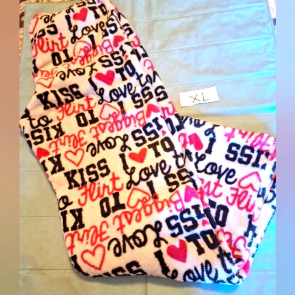XL fuzzy PJ pants